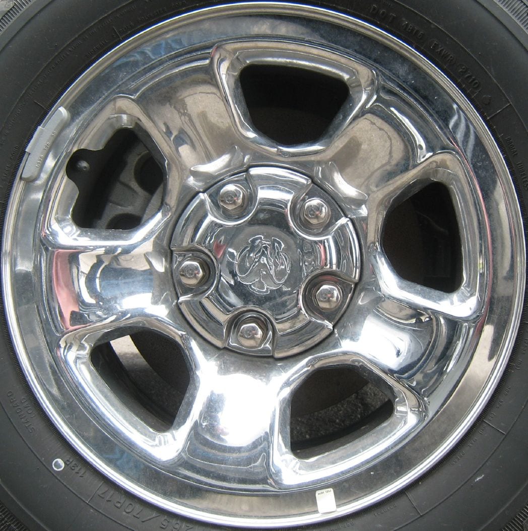 Dodge Ram 1500 2162bCC OEM Wheel | 52113265ac | OEM Original Alloy Wheel 2003 Dodge Ram 1500 Stock Tire Size