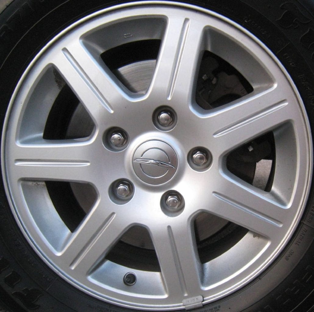 Chrysler Town & Country 2400S OEM Wheel | 1SP68GSAAA | OEM Original Alloy Wheel 2011 Chrysler Town And Country Tire Size