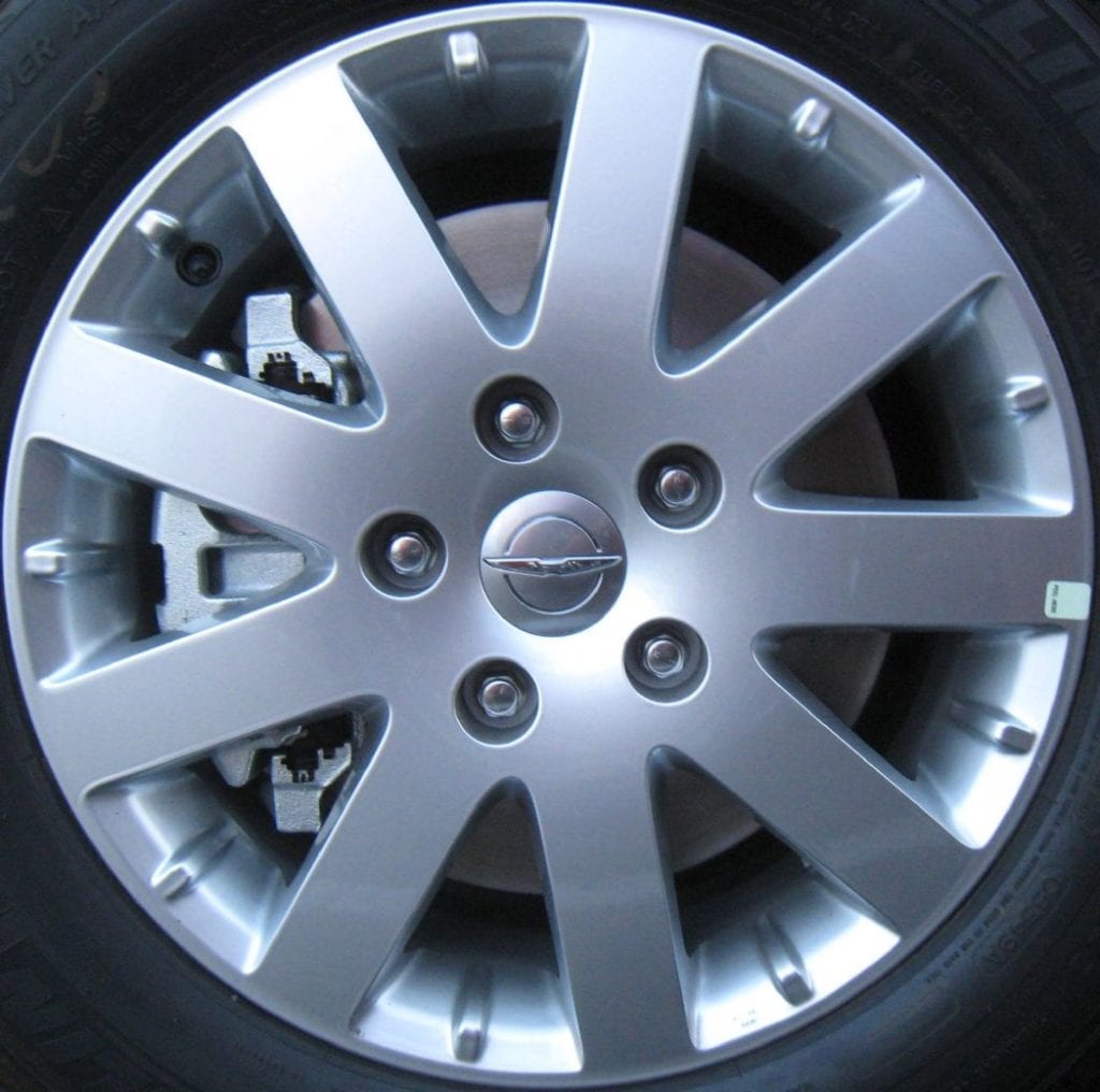 Chrysler Town & Country 2401S OEM Wheel | 1BD60XZAAE | OEM Original Alloy Wheel 2013 Chrysler Town And Country Bolt Pattern