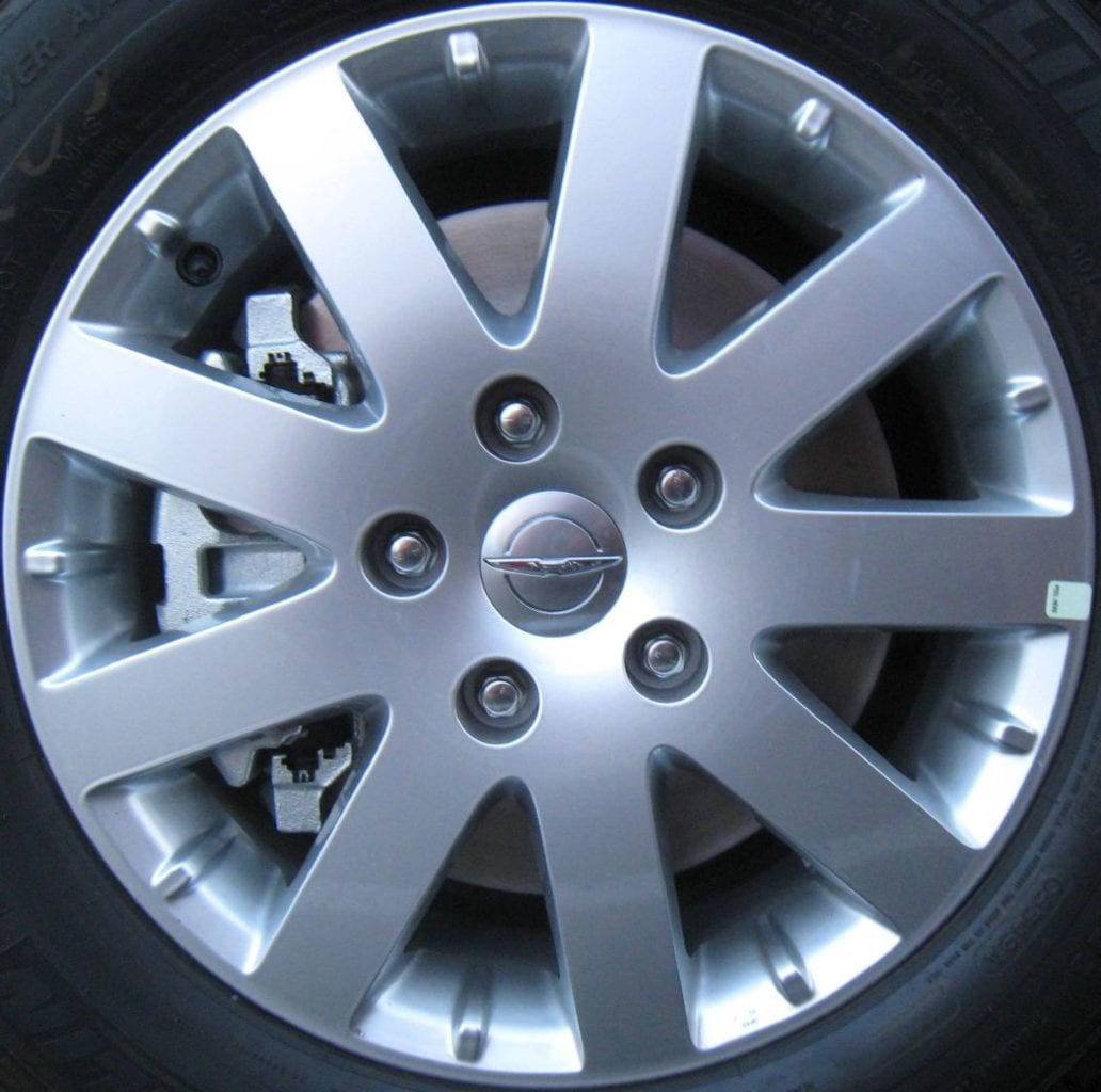 Chrysler Town & Country 2401S OEM Wheel | 1BD60XZAAE | OEM Original Alloy Wheel 2011 Chrysler Town And Country Tire Size