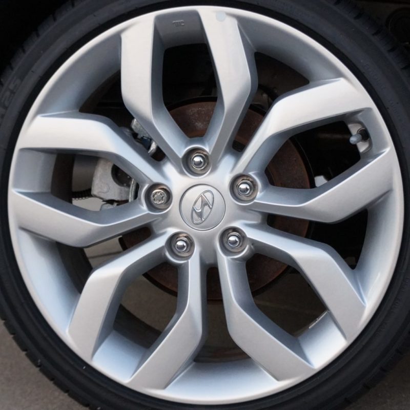 Hyundai Veloster 2012 OEM Alloy Wheels | Midwest Wheel & Tire 2012 Hyundai Veloster Tire Size 18 Inch